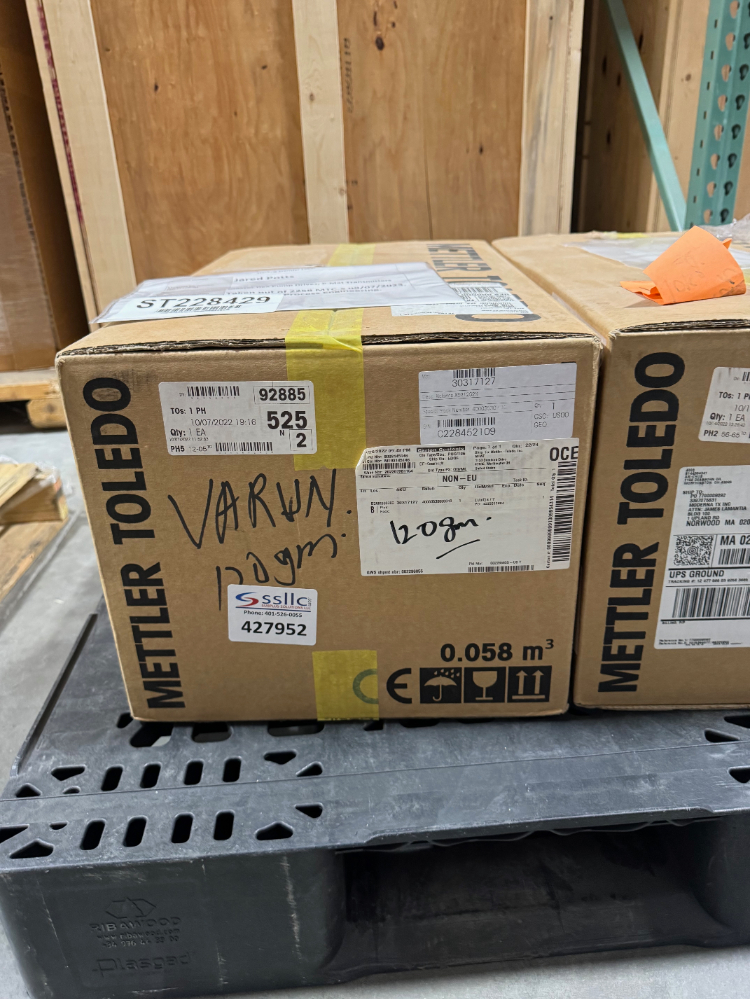 Image of Unused Mettler Toledo XSR1202S Digital Scale